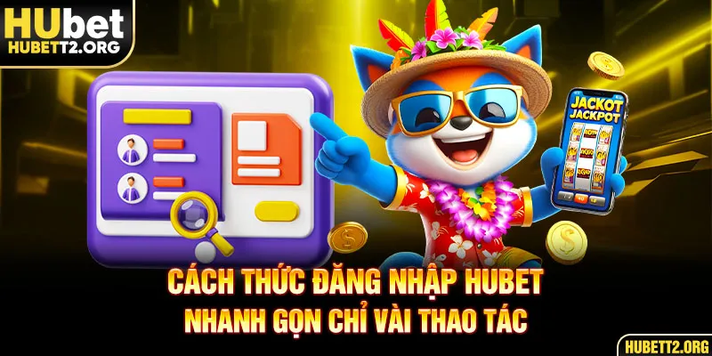 Cách thức đăng nhập HUBET nhanh gọn chỉ vài thao tác