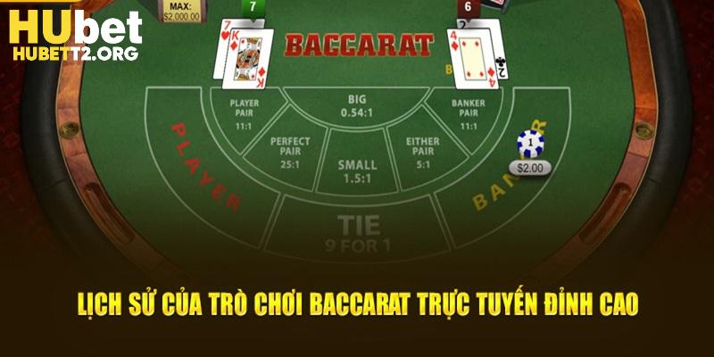 Lịch sử của trò chơi Baccarat trực tuyến đỉnh cao