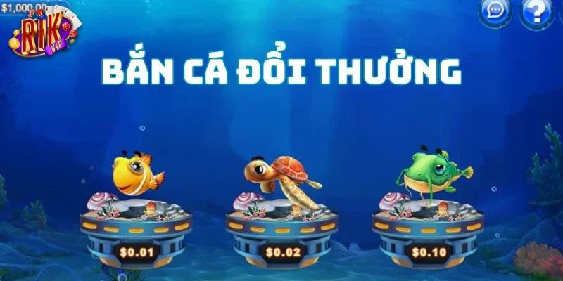 Sảnh săn cá ăn tiền mặt tại RIKVIP luôn sôi động.