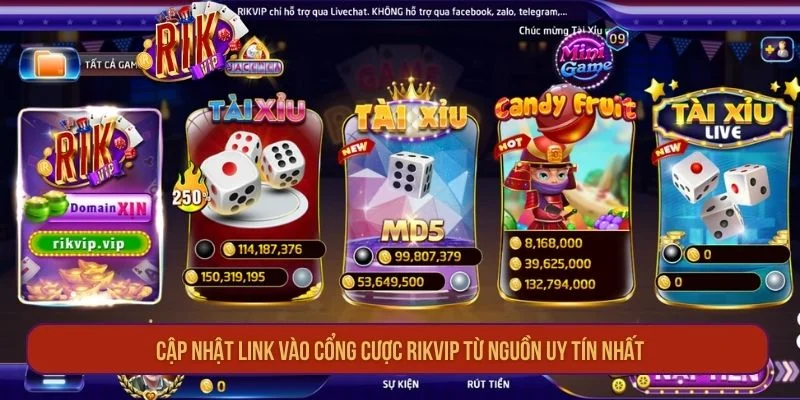 Cập nhật link vào cổng cược RIKVIP từ nguồn uy tín nhất.
